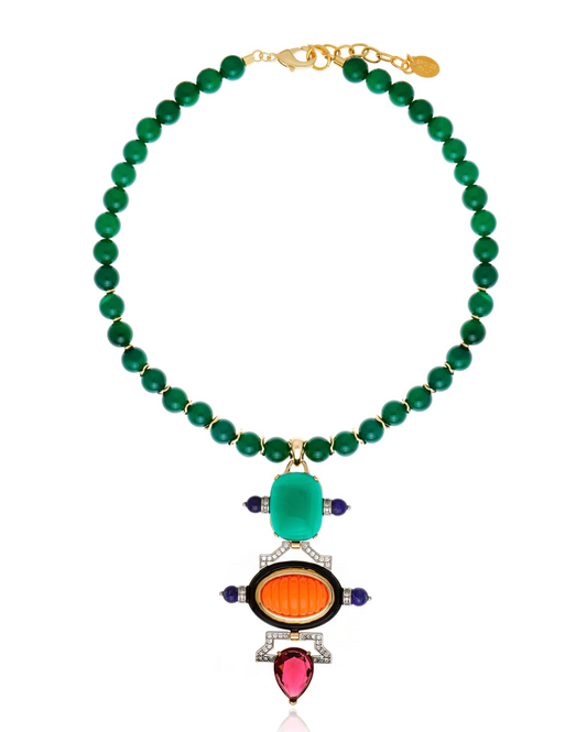 Tesoro Necklace-Green
