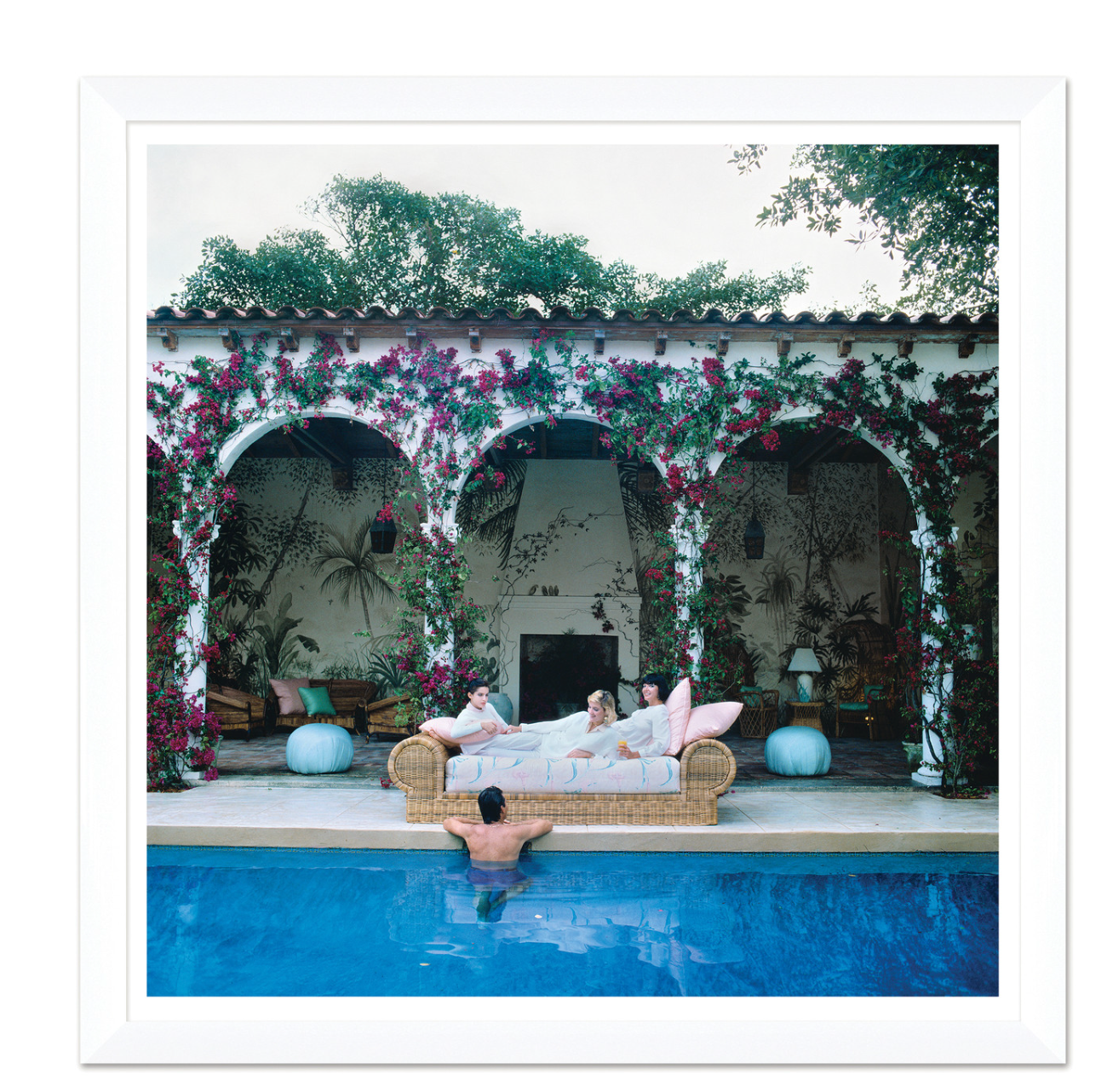 Getty Images, "Sofa by the Pool," Slim Aarons, January 1, 1984