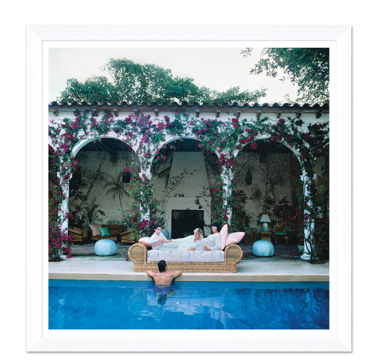 Getty Images, "Sofa by the Pool," Slim Aarons, January 1, 1984
