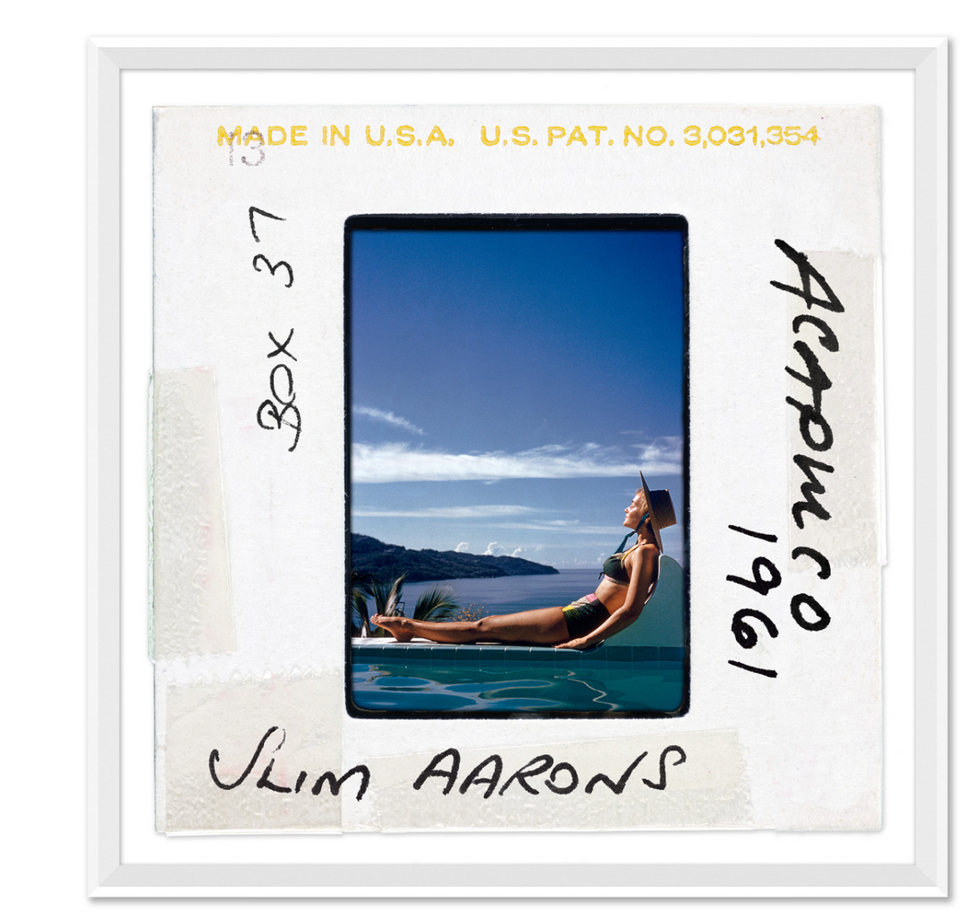 "Between Sea and Sky - Slide", Slim Aarons, January 1, 1961