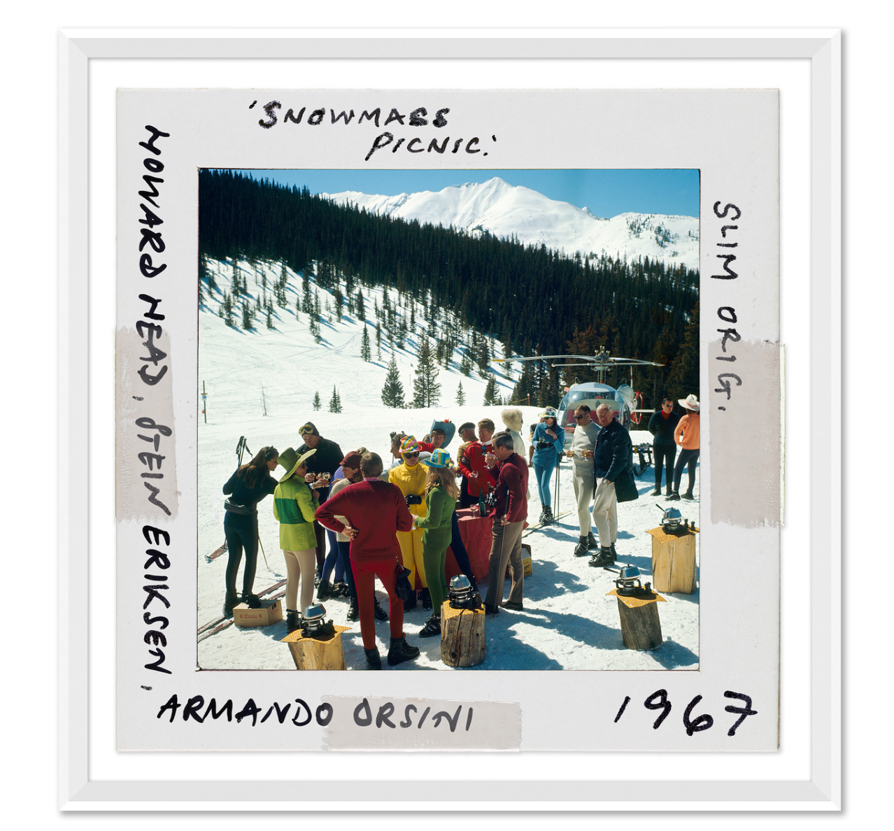 Getty Images "Snowmass Picnic," Slim Aarons, January 1, 1967