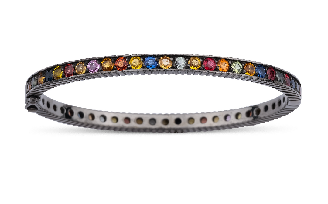 RAINBOW SAPPHIRE BANGLE