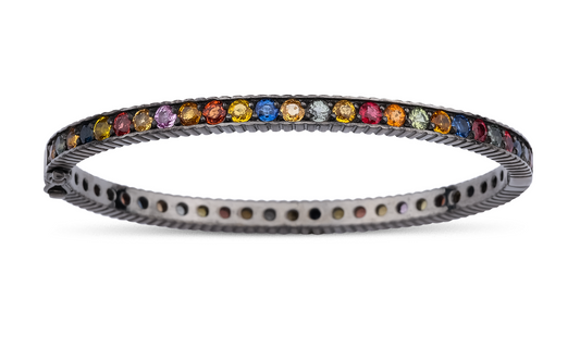 RAINBOW SAPPHIRE BANGLE