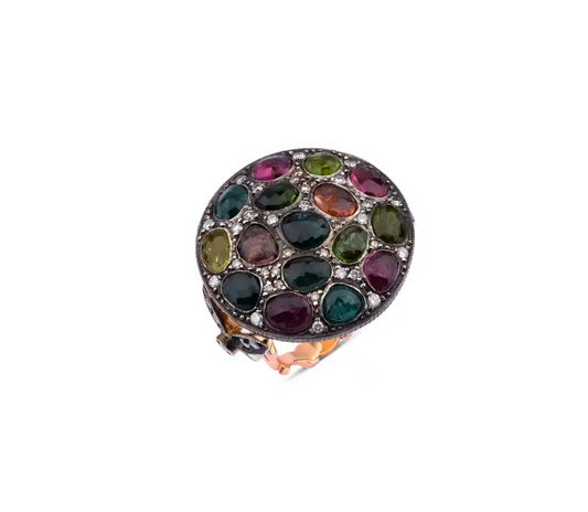 TOURMALINE ROUND RING