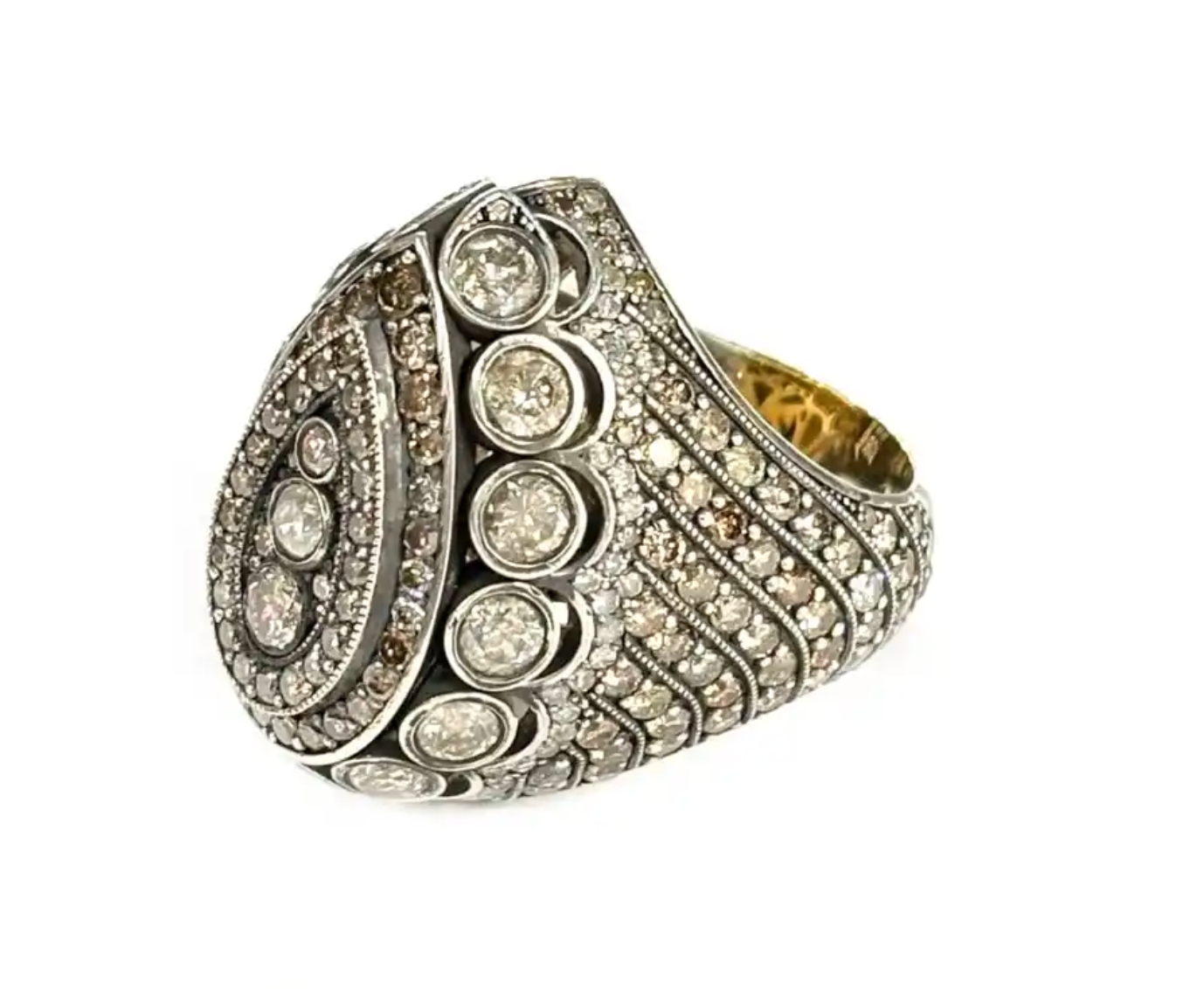 PEAR DOME RING