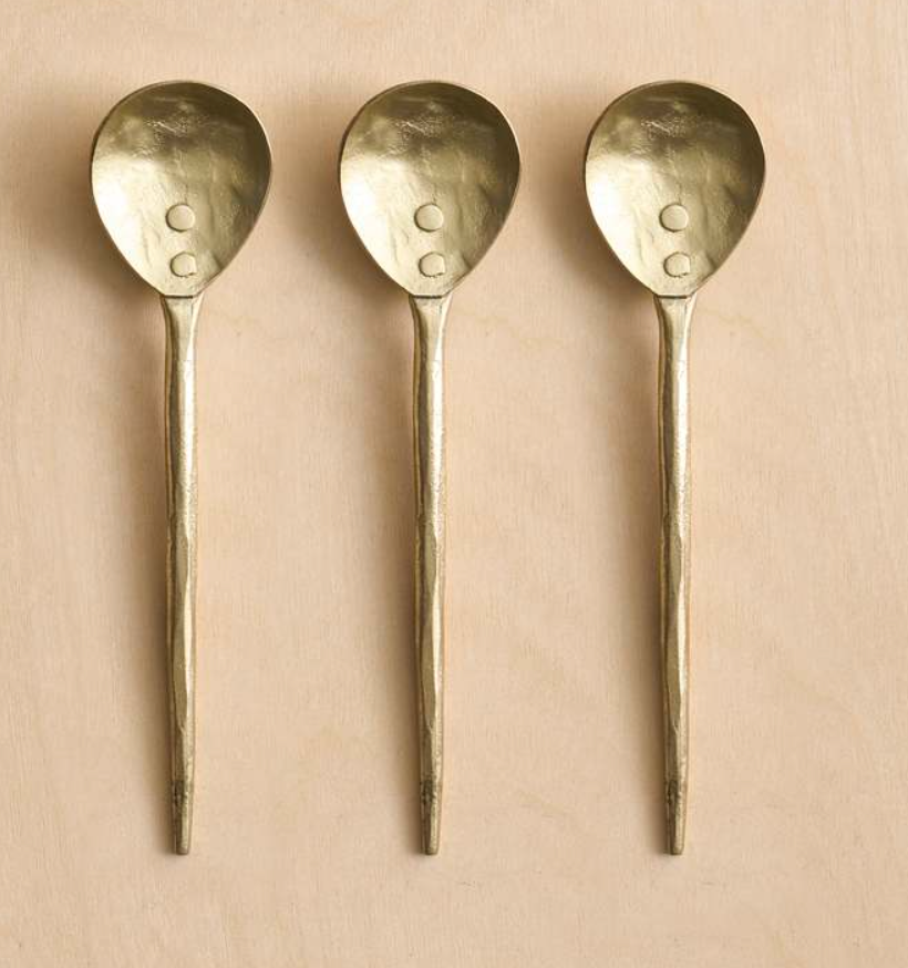 Brass Small Spoons-Set of 3