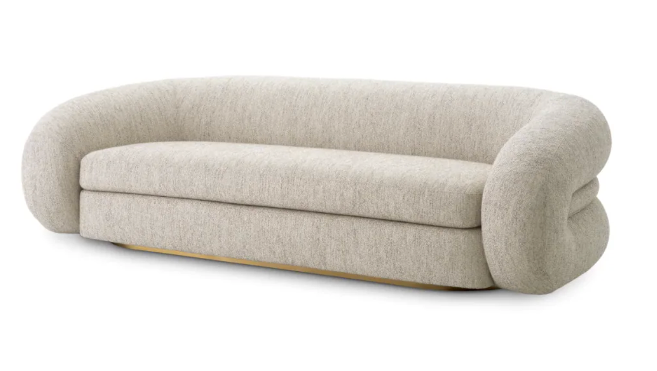 Light Gray Modern Sofa Cosenza