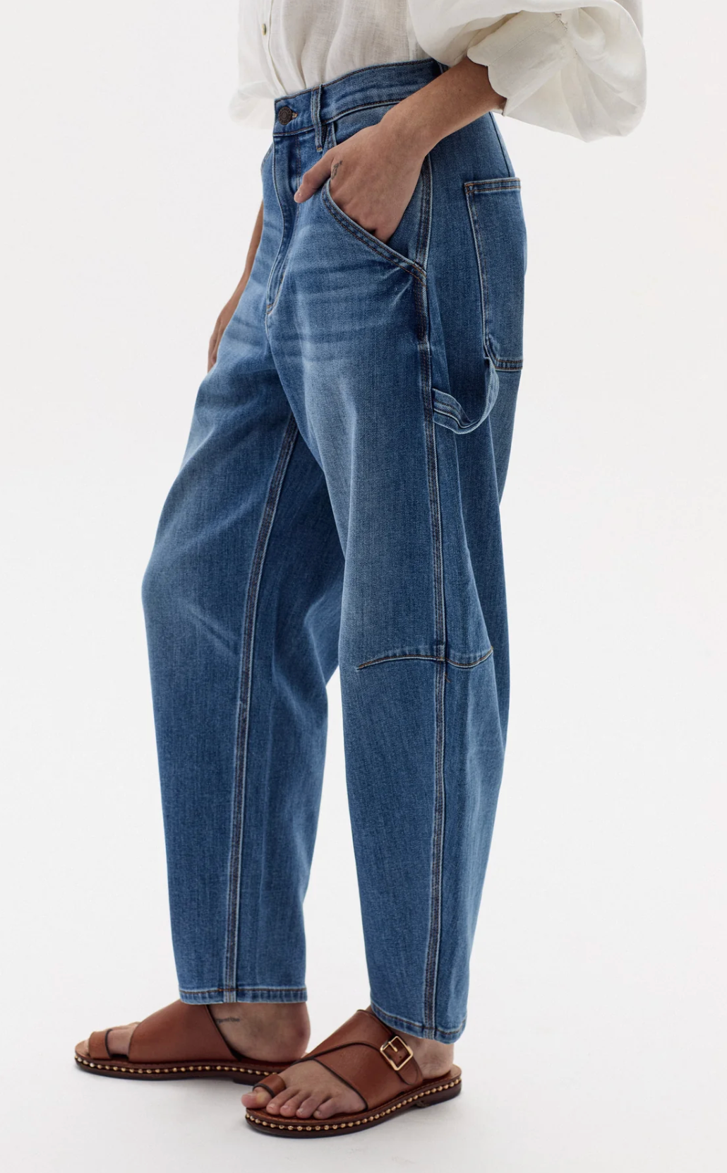 Ambar Denim Pants - Washed Indigo