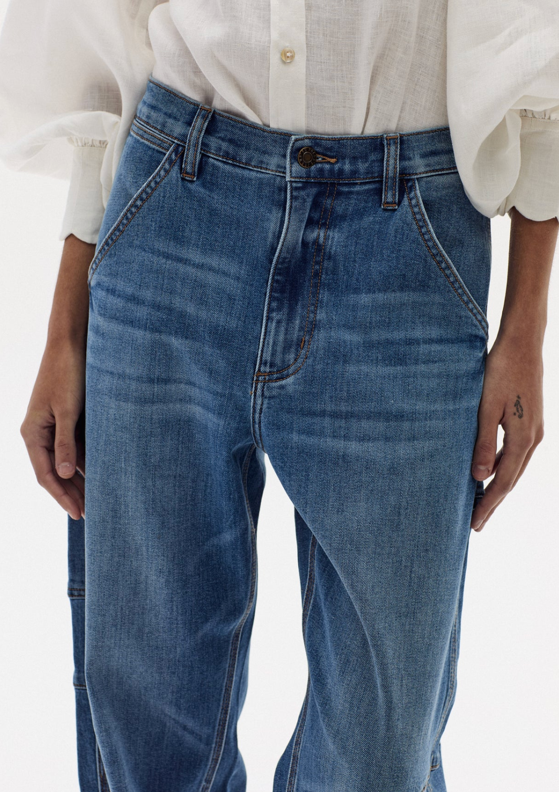 Ambar Denim Pants - Washed Indigo