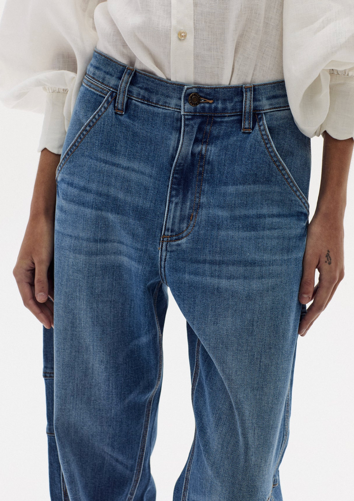 Ambar Denim Pants - Washed Indigo