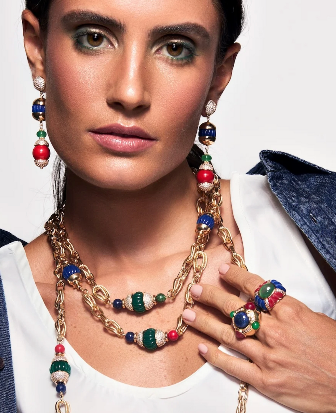 Di Cavalcanti Ring -Blue Red Green