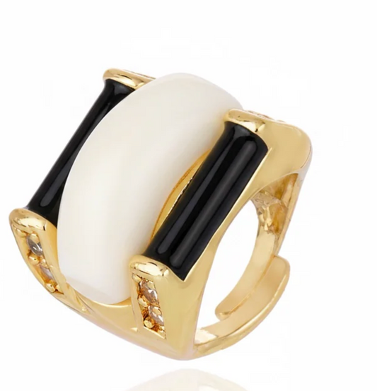 Zina Ring Black