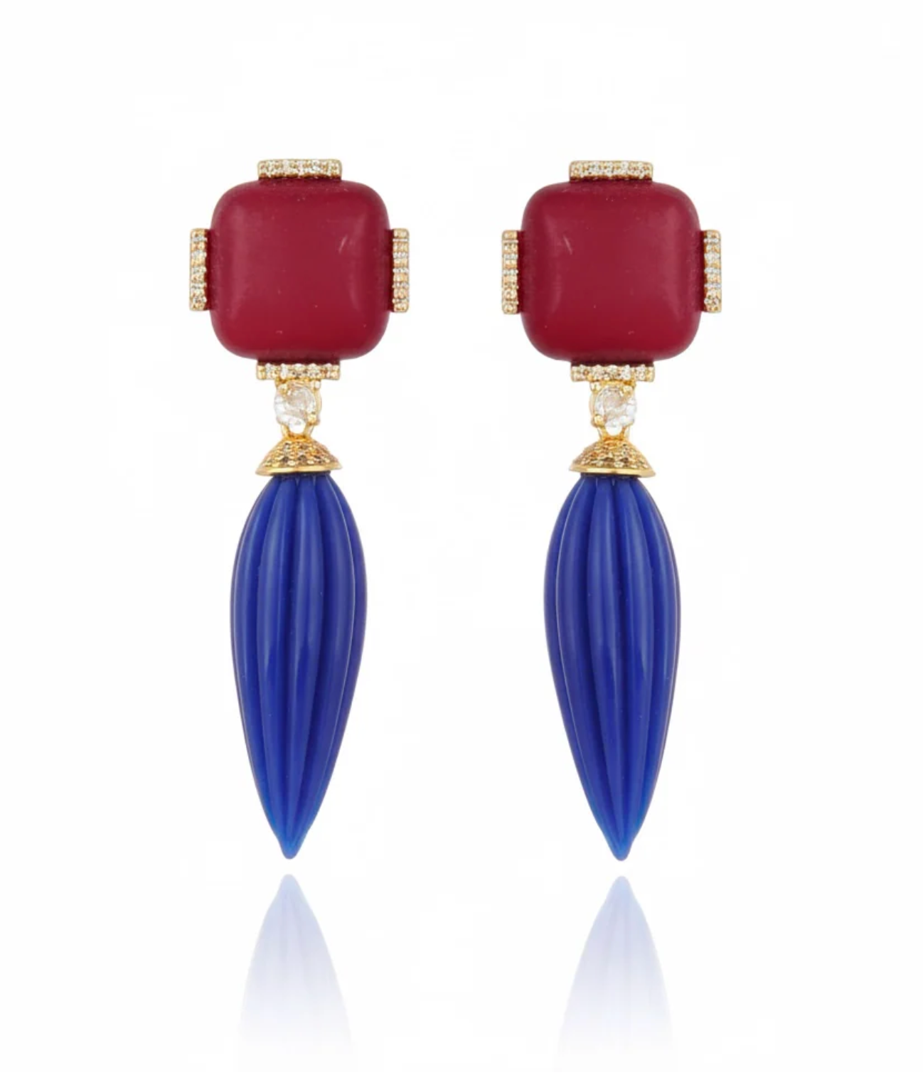 Noemia Earrings- Red