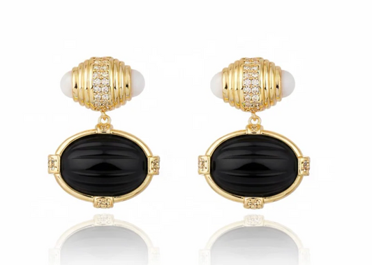 Tarsila Earrings -Black