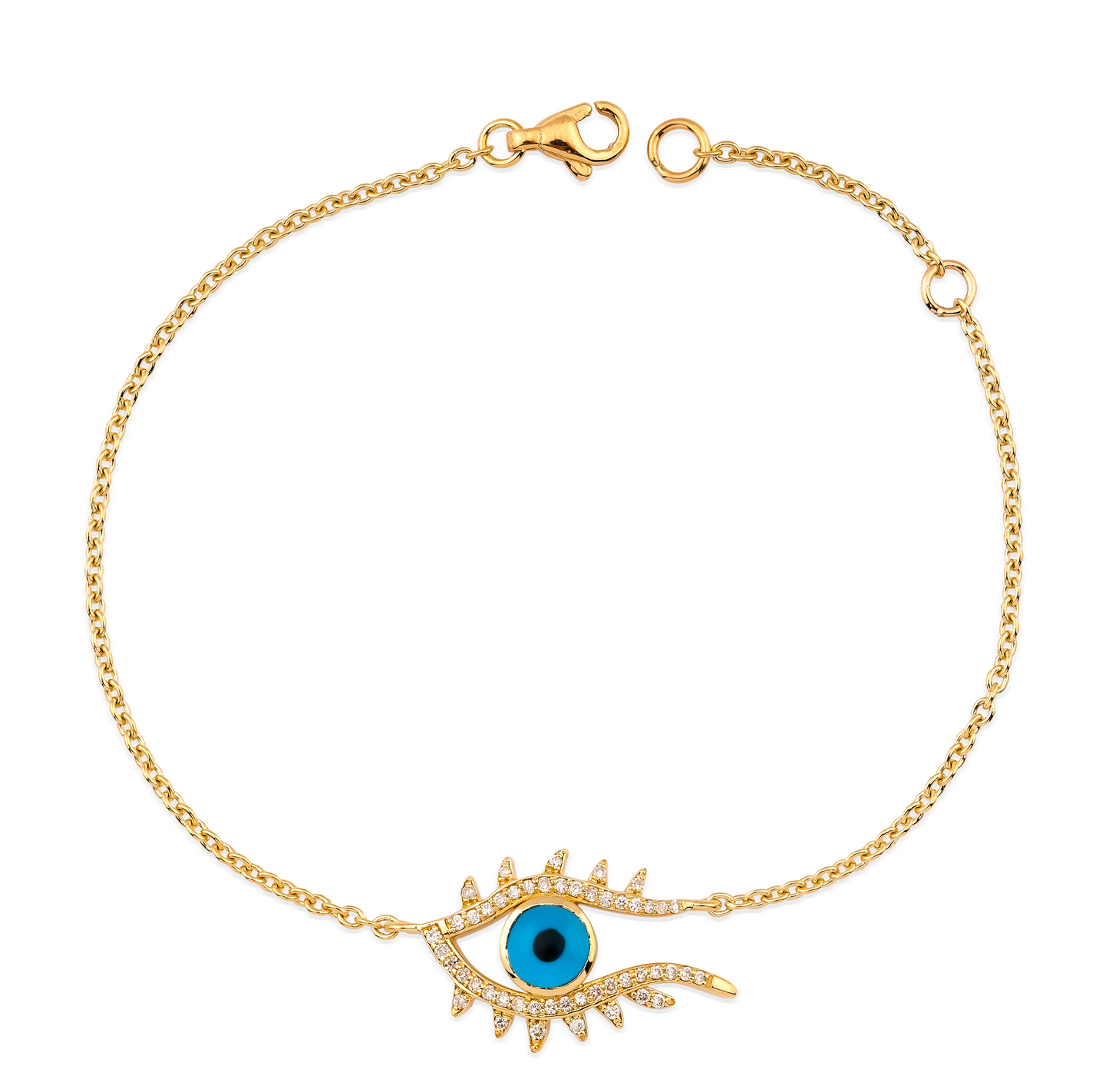 BLUE EYE DIAMOND BRACELET