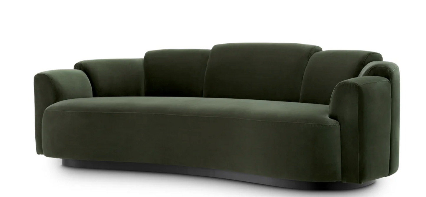 Green Velvet Sofa Marbella