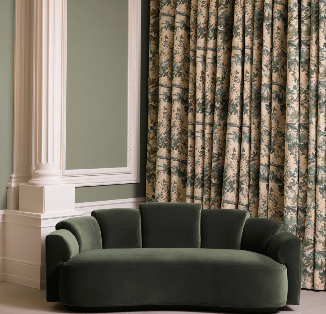 Green Velvet Sofa Marbella