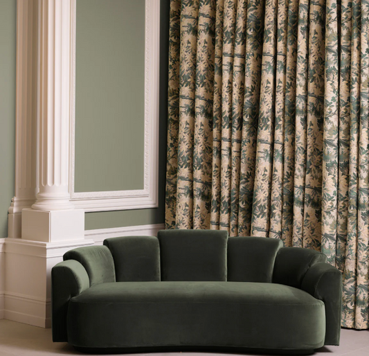 Green Velvet Sofa Marbella