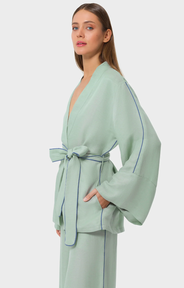Jade Mythos Wrap Top