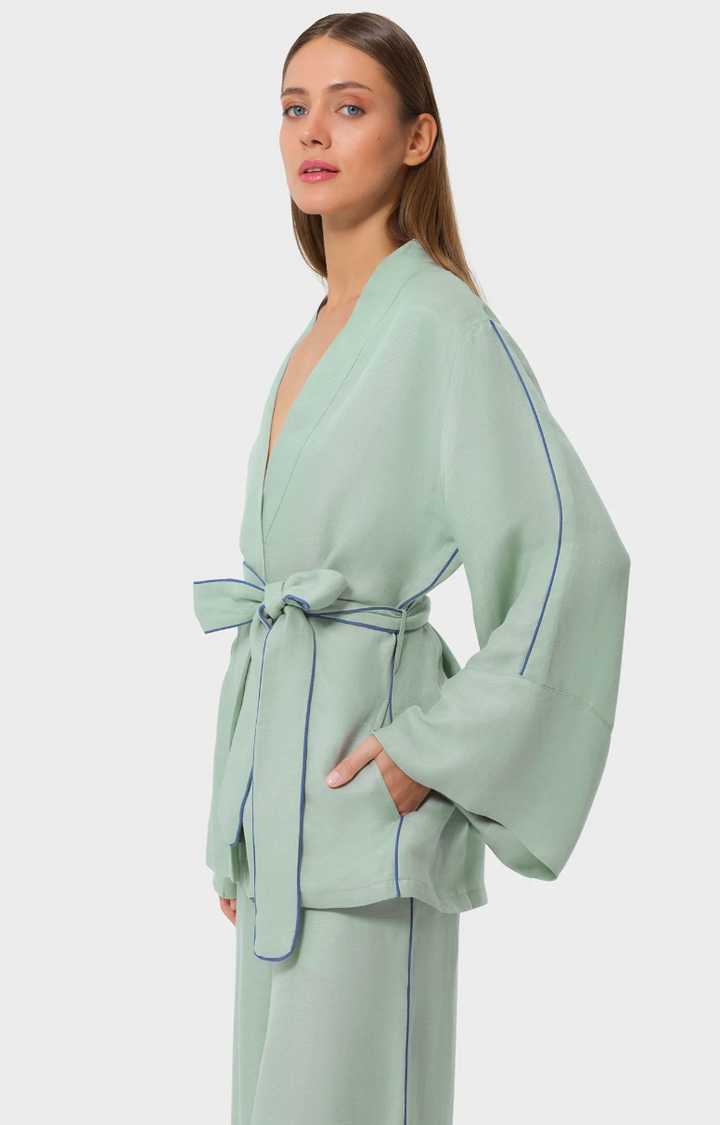 Jade Mythos Wrap Top
