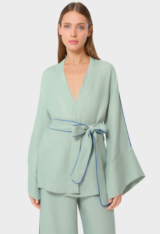 Jade Mythos Wrap Top