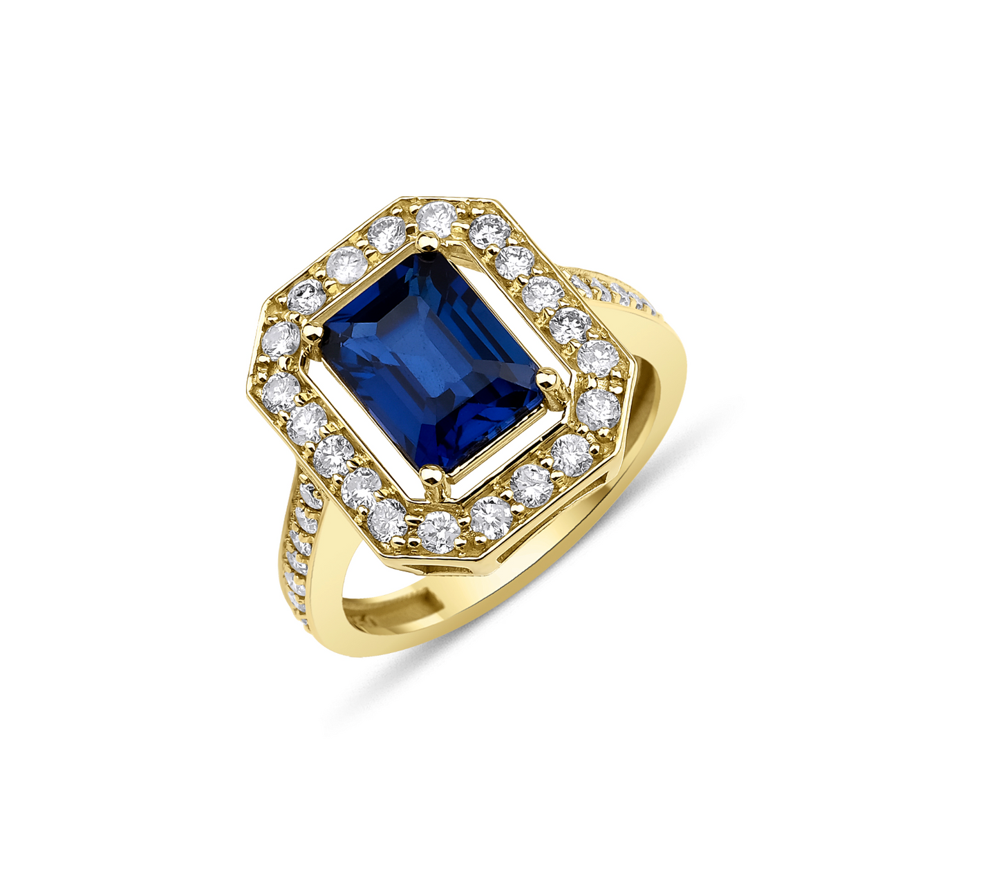 SAPPHIRE DIAMOND RING
