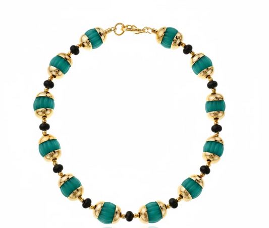 Zina Necklace Green