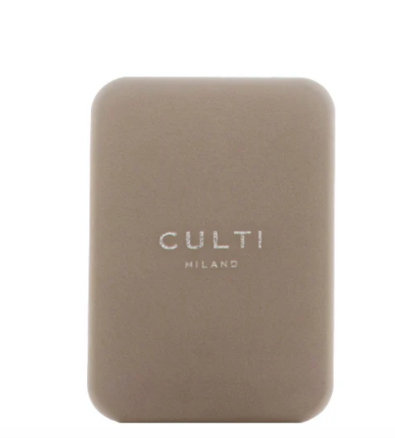 Car Diffuser Taupe Leather - Tessuto