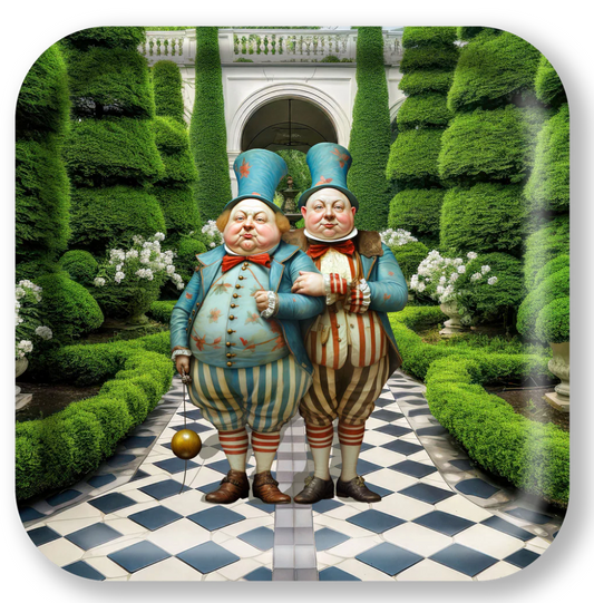 Wooden Tray - Circus Twins Garden