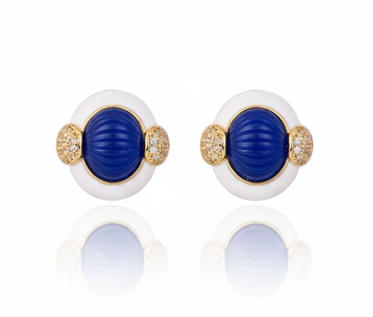 VOLPI EARRINGS BLUE