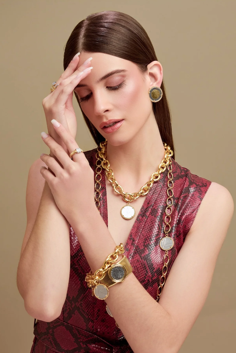 LUNA COIN EARRING