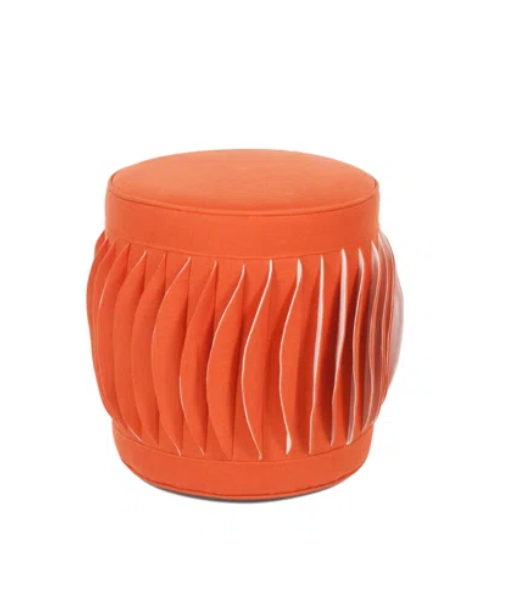 Aggie Pouff -Orange