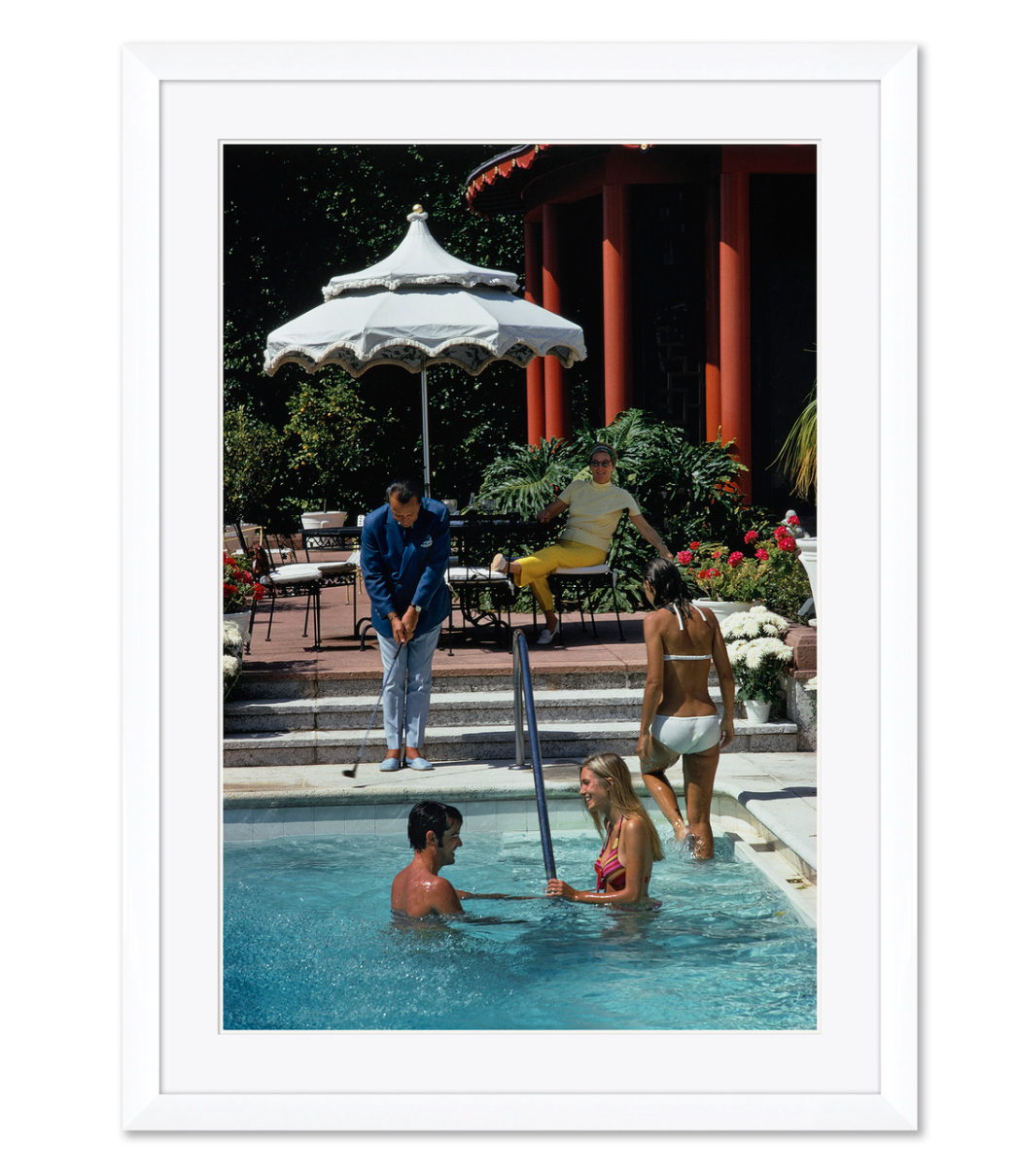 "Pool Golfer", Slim Aarons, January 1, 1970