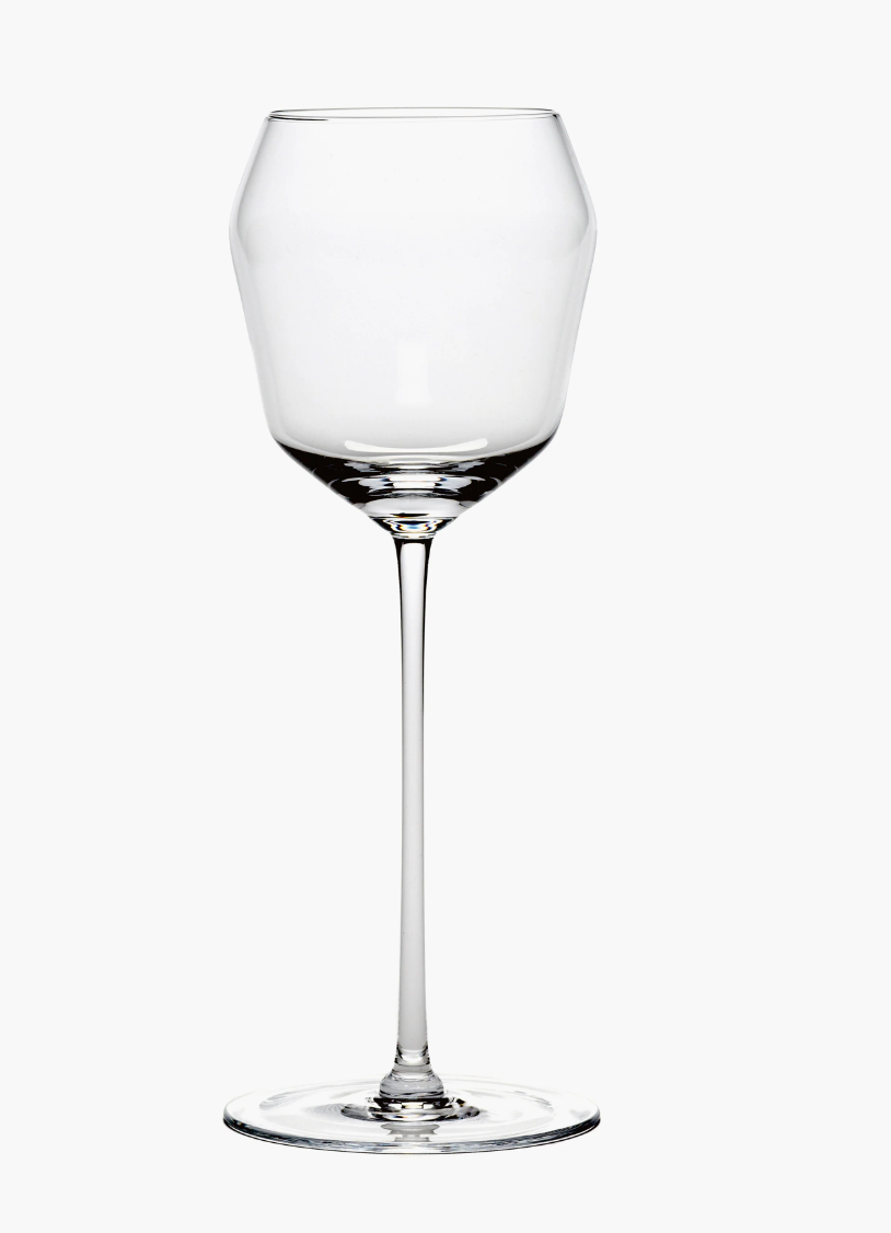 Red wine glass transparent Billie-Set of 2