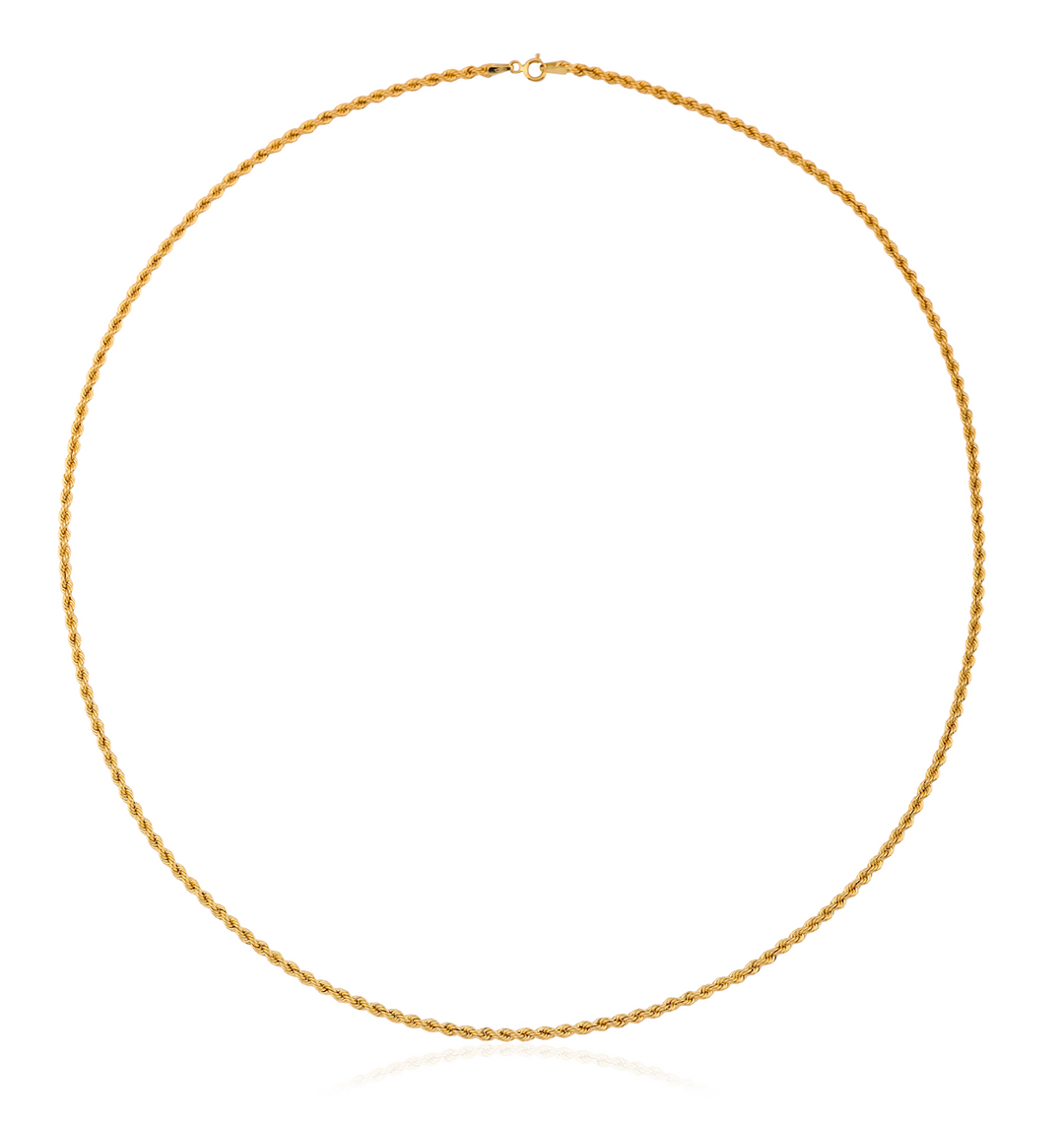 TWISTED ROPE CHAIN NECKLACE