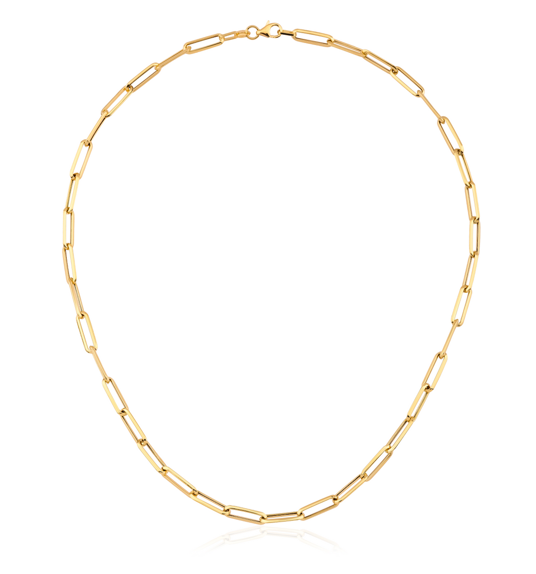 PAPER CLIP CHAIN NECKLACE