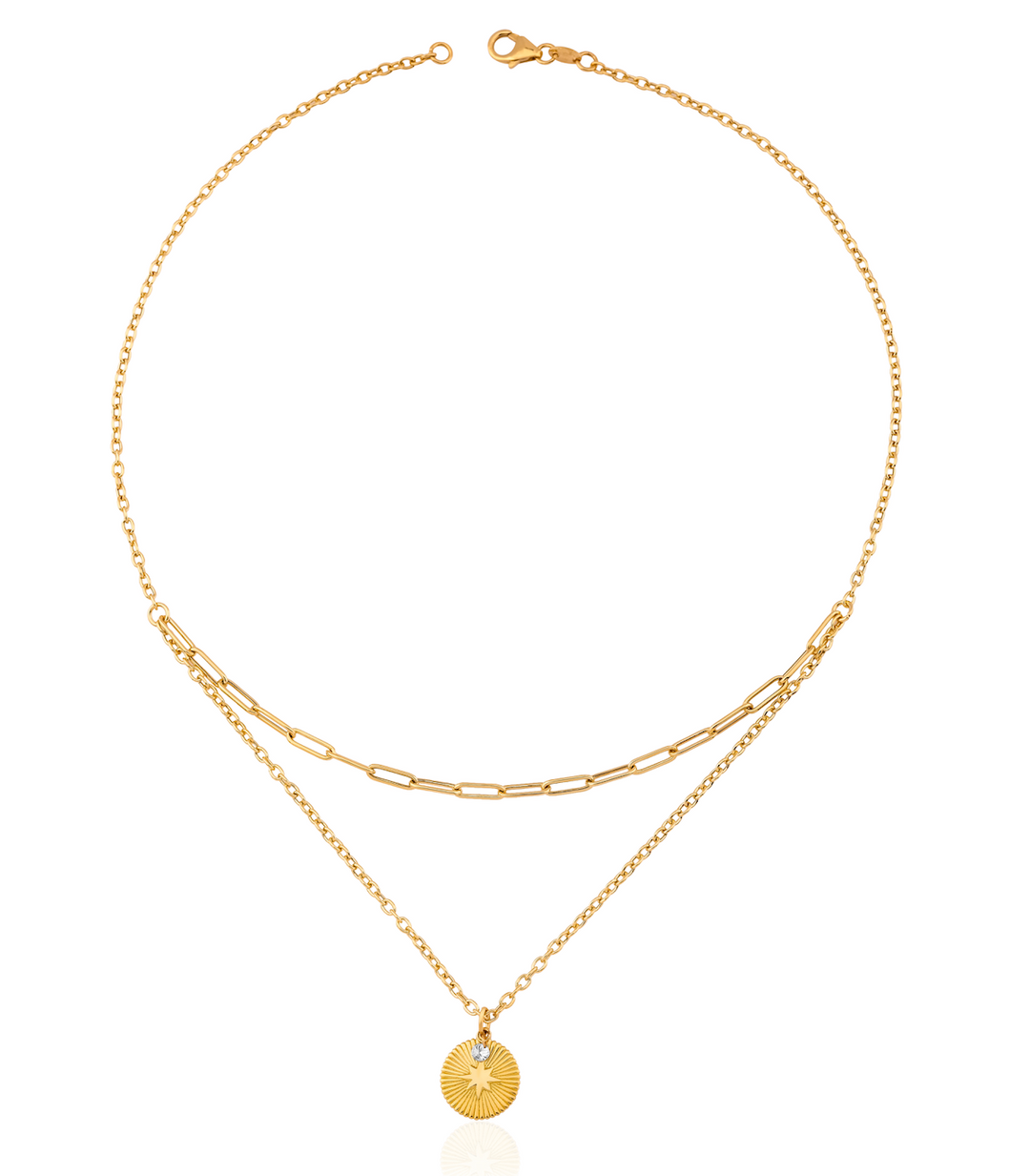 STAR MEDALLION DUO NECKLACE