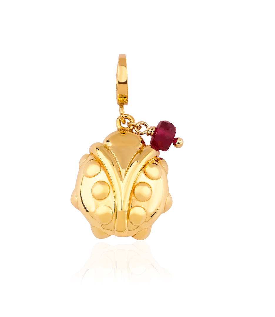 RUBY LADYBIRD PENDANT