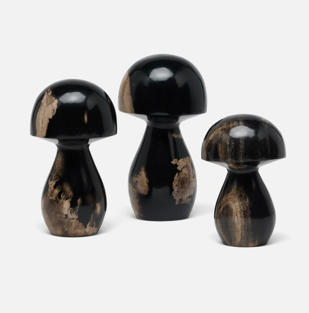 Mushroom Decorative Objects-Set of 3