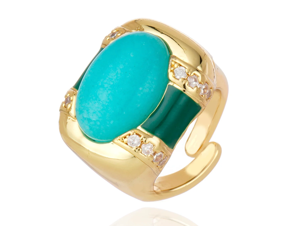Noemia Ring- Turquoise