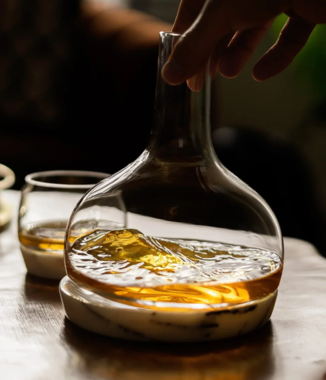 Chill Carafe With Marble Base