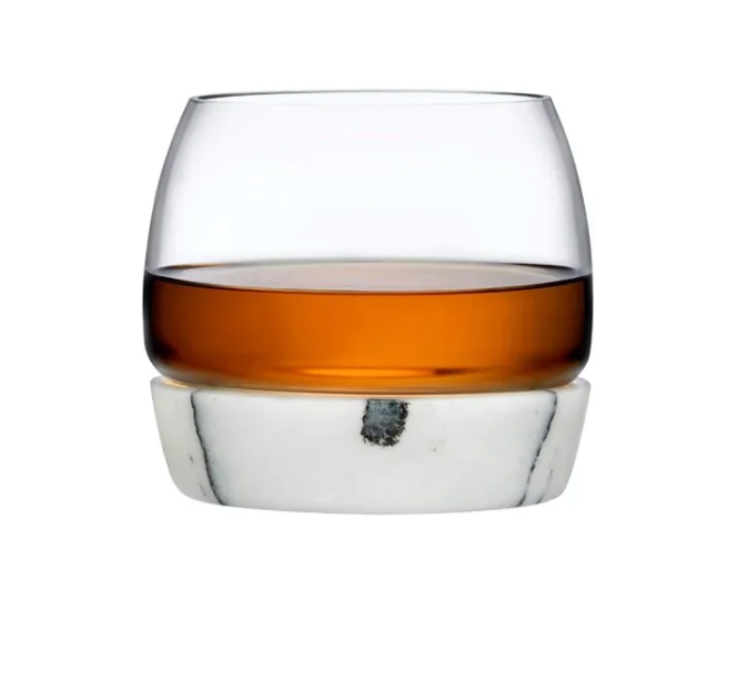 Chill Whisky Tumbler With Marble Base
