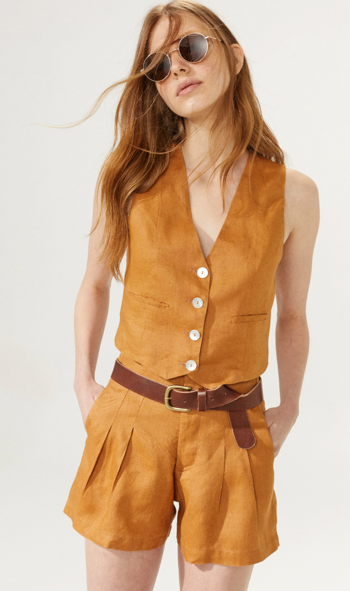 Frida Linen Shorts