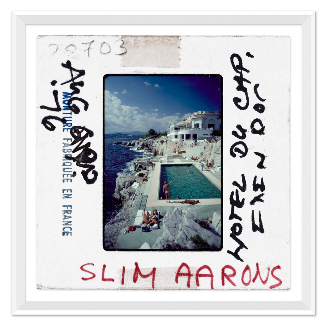 "Eden-Roc Pool - Slide," Slim Aarons, August 1, 1976