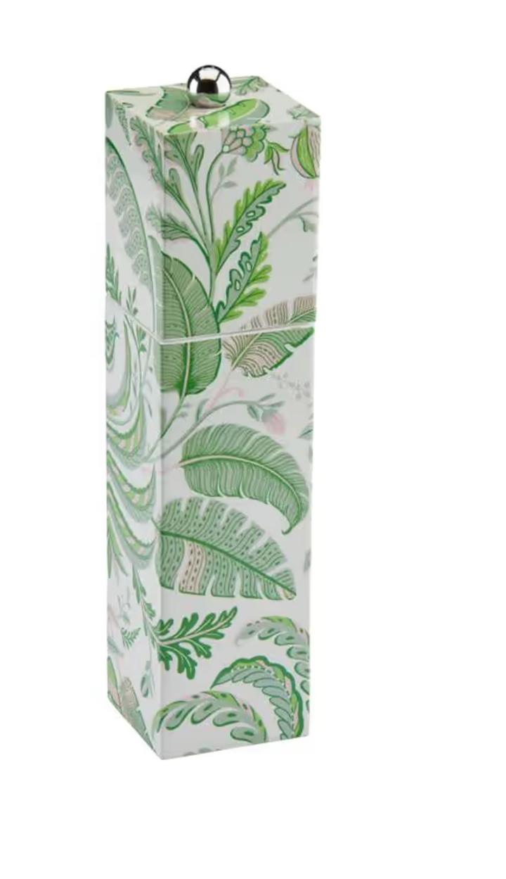 Palm Beach Green  Square Pillar Salt &amp;Pepper Mill
