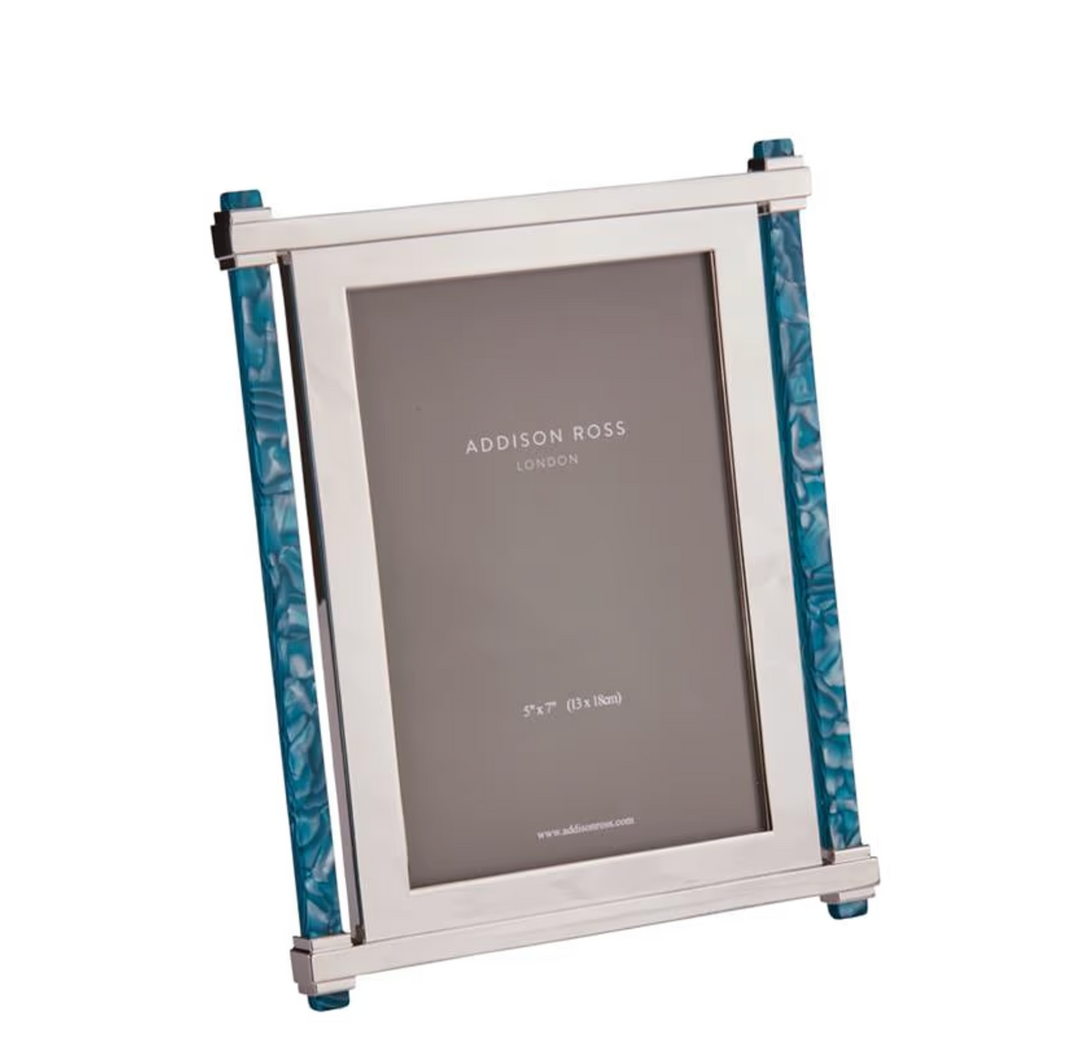 Emerald &amp; Silver  Acrylic  Frame