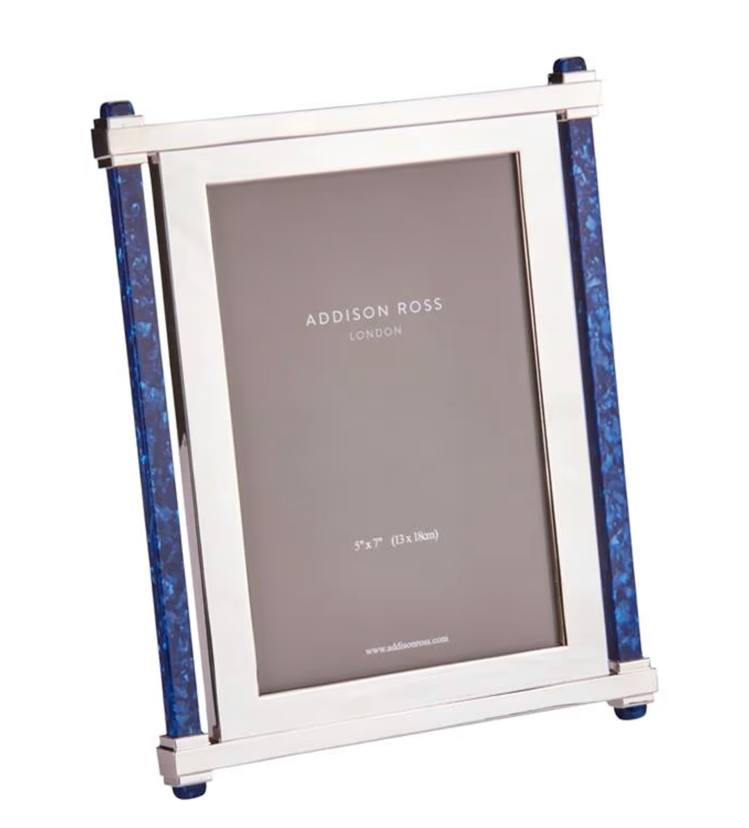 Sapphire &amp; Silver  Acrylic  Frame