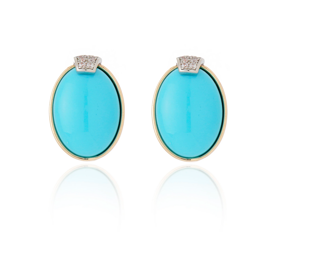 Splendore Earrings- Turquoise
