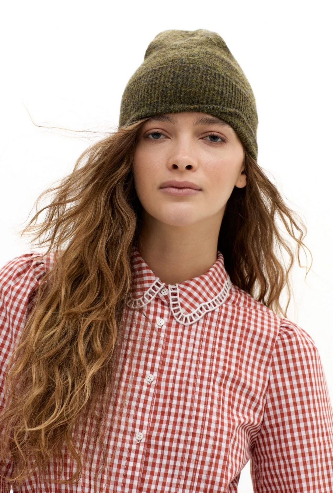 Amy Poplin Shirt - Caramel Vichy Checks