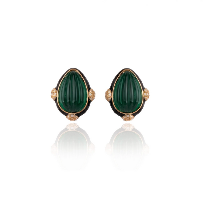 Quilla Earrings Green